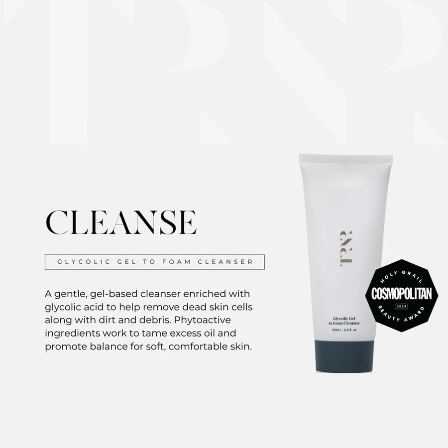 Glycolic Gel To Foam Cleanser